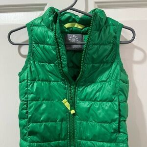 Primary Green Puffer Vest